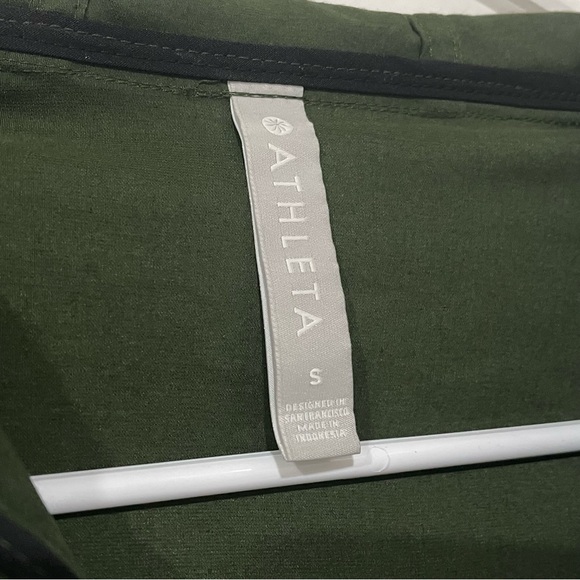 Athleta Outpost Jacket Utility Field Chore Coat Womens Small Army Green Like New - Picture 4 of 5